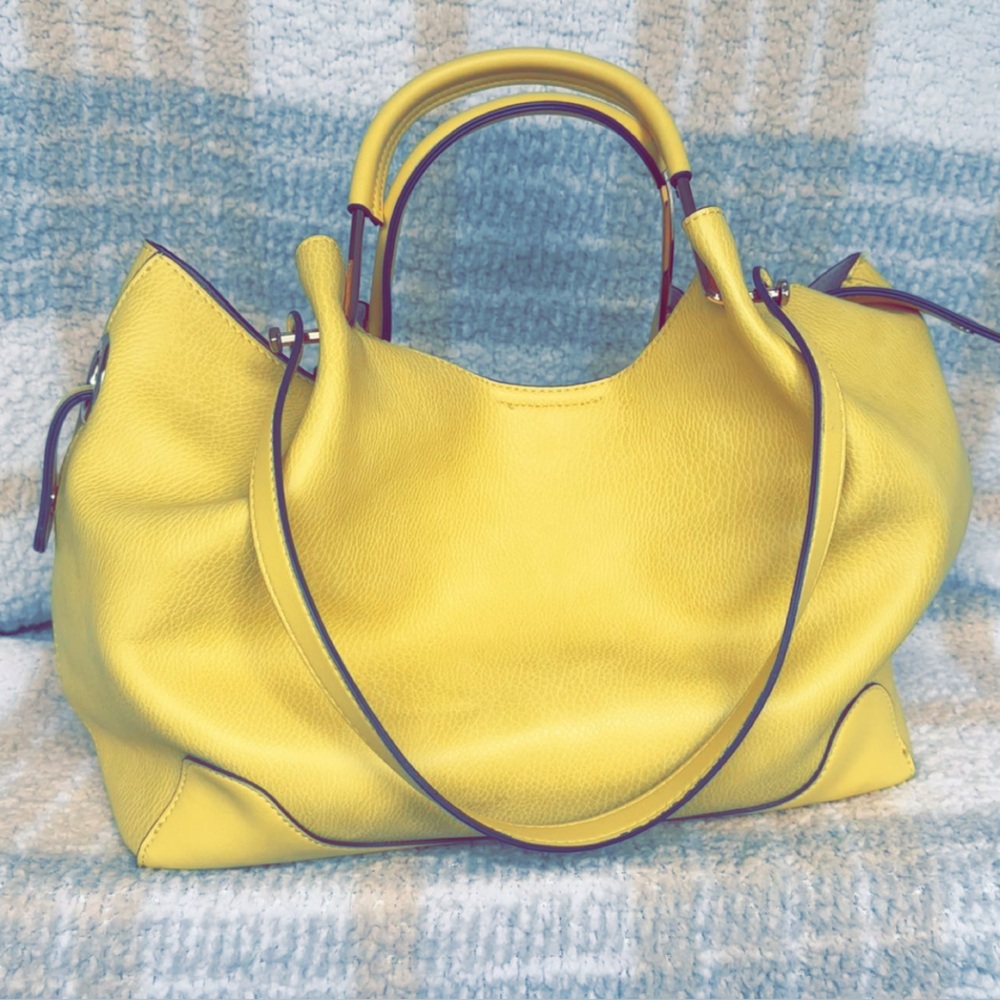 Yellow Leather Handbag